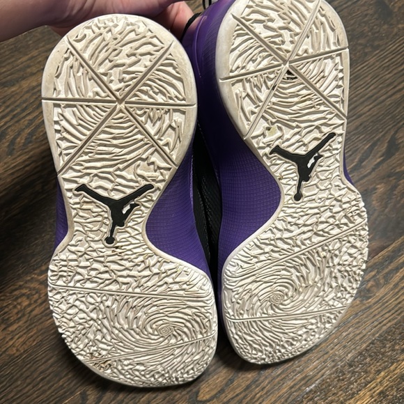 Nike Air Jordan Q Flight Size 10.5 Varsity Purple/Black-white 454486-003 2011 - Picture 6 of 6